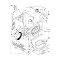 Whirlpool 7MWG66800WQ0 cabinet parts diagram