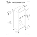 Whirlpool W8TXNWFWQ00 cabinet parts diagram
