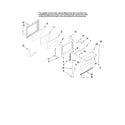 Maytag MER5875RCF1 door parts diagram