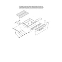 Maytag MER5875RCF1 drawer and rack parts diagram
