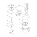 KitchenAid KFPM770NK2 attachment parts diagram