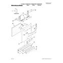 KitchenAid KUDE45CVSS0 door and panel parts diagram
