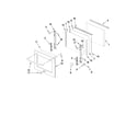 KitchenAid KEMS378SSS04 oven door parts diagram