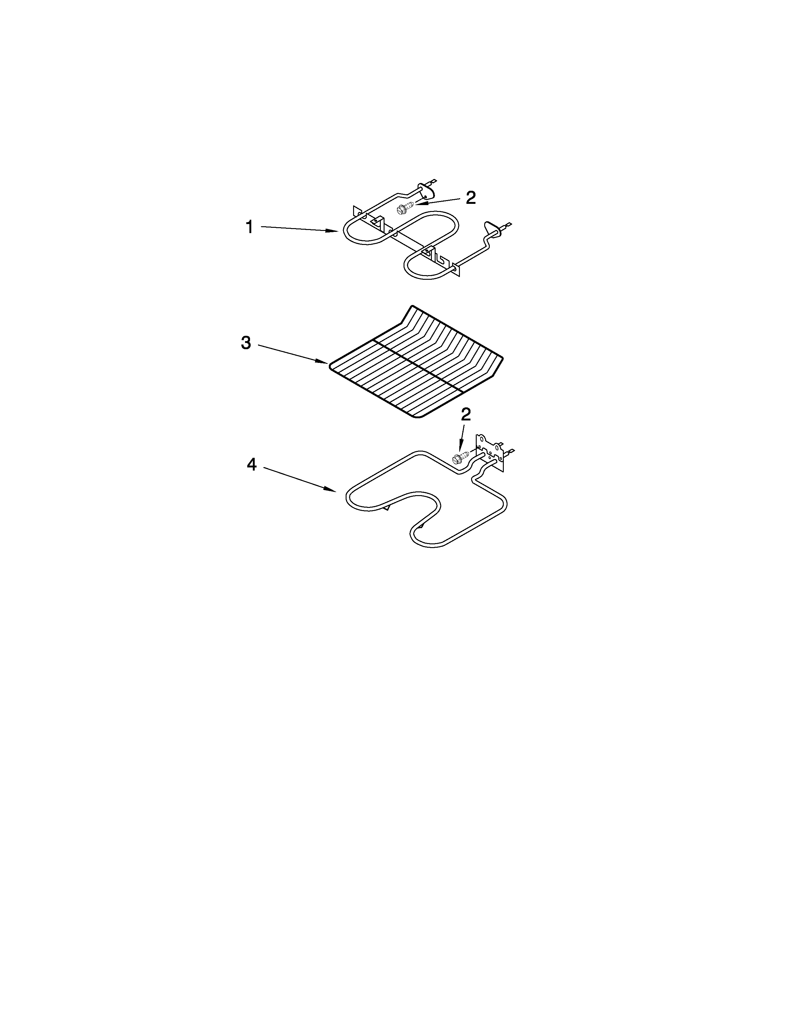 Whirlpool RBD245PRT04 internal oven parts diagram