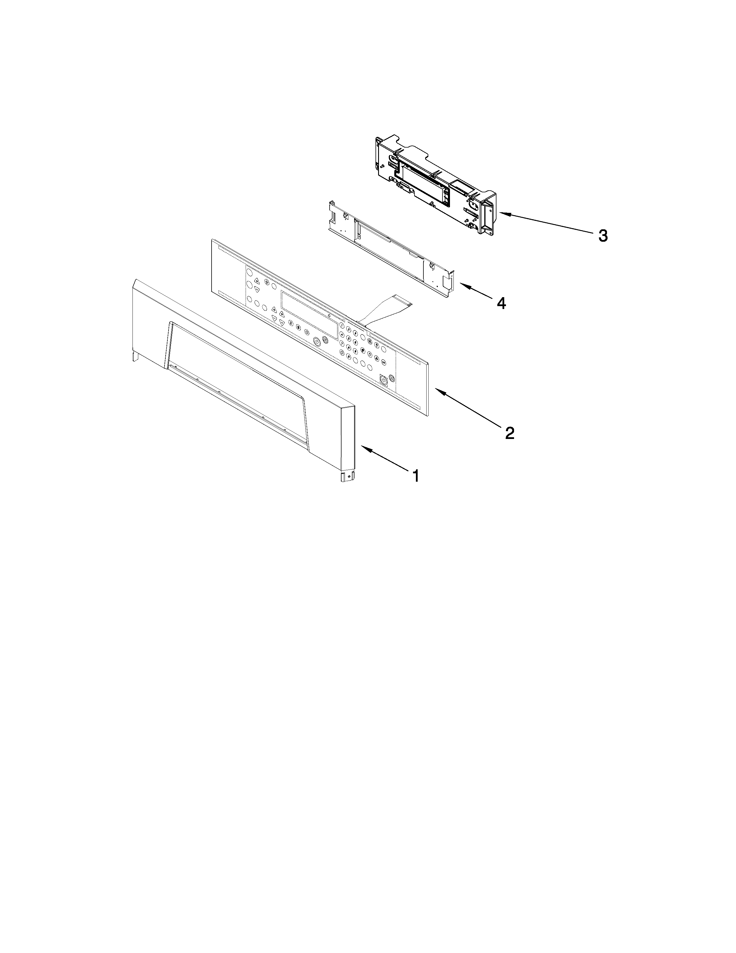 Whirlpool RBS245PRT04 control panel parts diagram