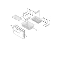 Whirlpool GI5FSAXVA01 freezer door parts diagram