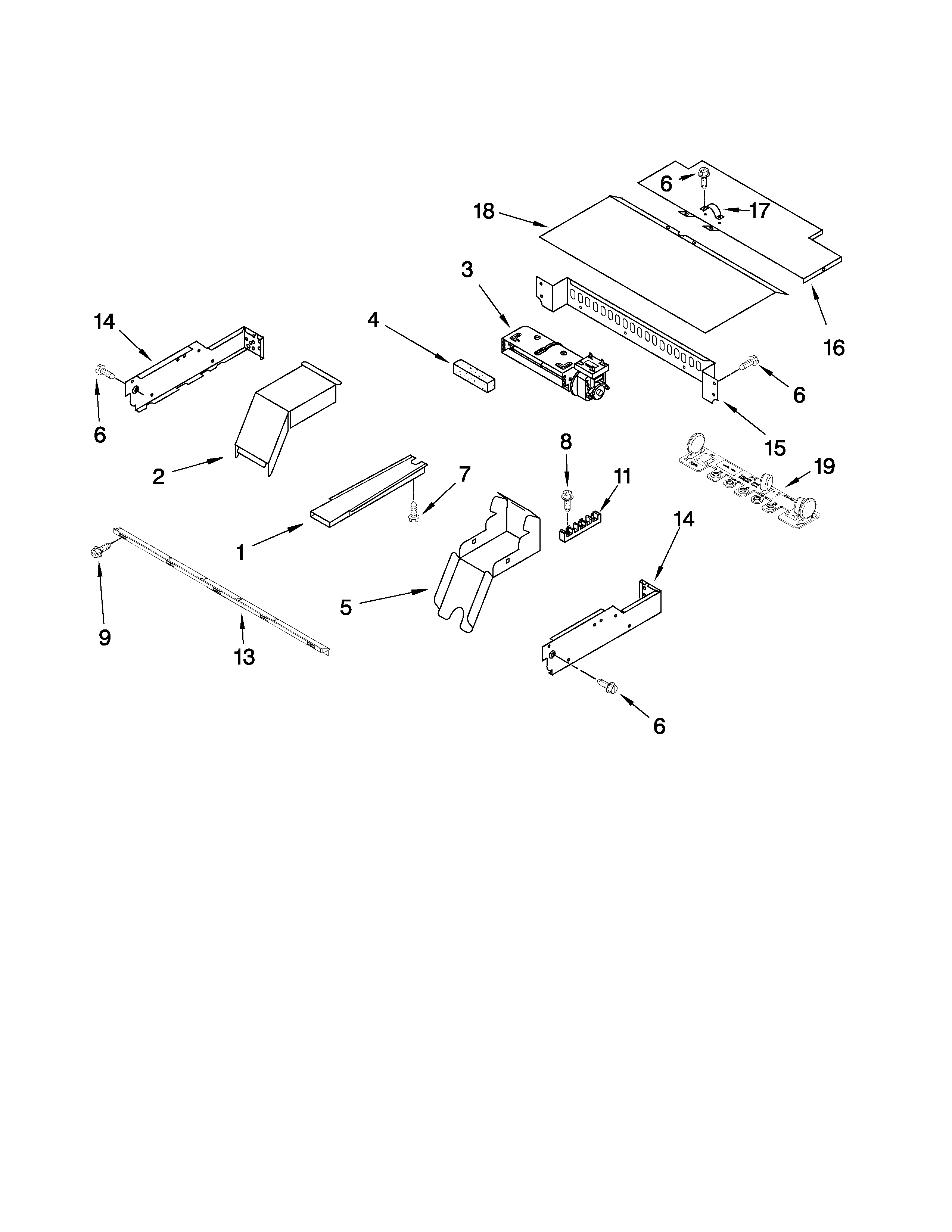 Whirlpool RBS275PVB02 top venting parts diagram