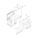 KitchenAid KGRS807SWH02 door parts diagram