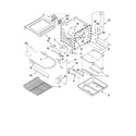 KitchenAid KGRS807SWH02 internal oven parts diagram