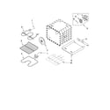 Whirlpool GBS279PVS02 internal oven parts diagram