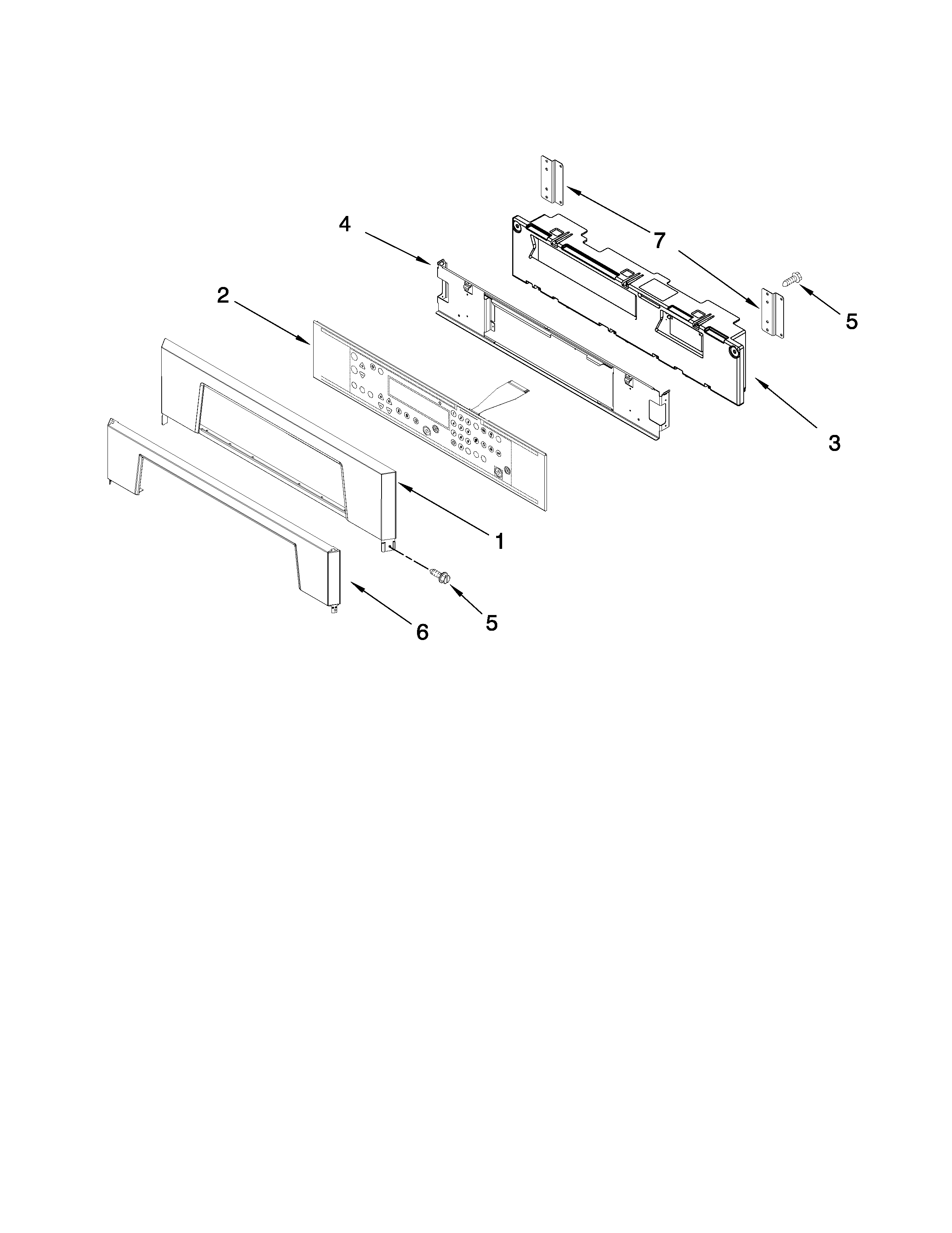 Whirlpool GBS279PVQ02 control panel parts diagram
