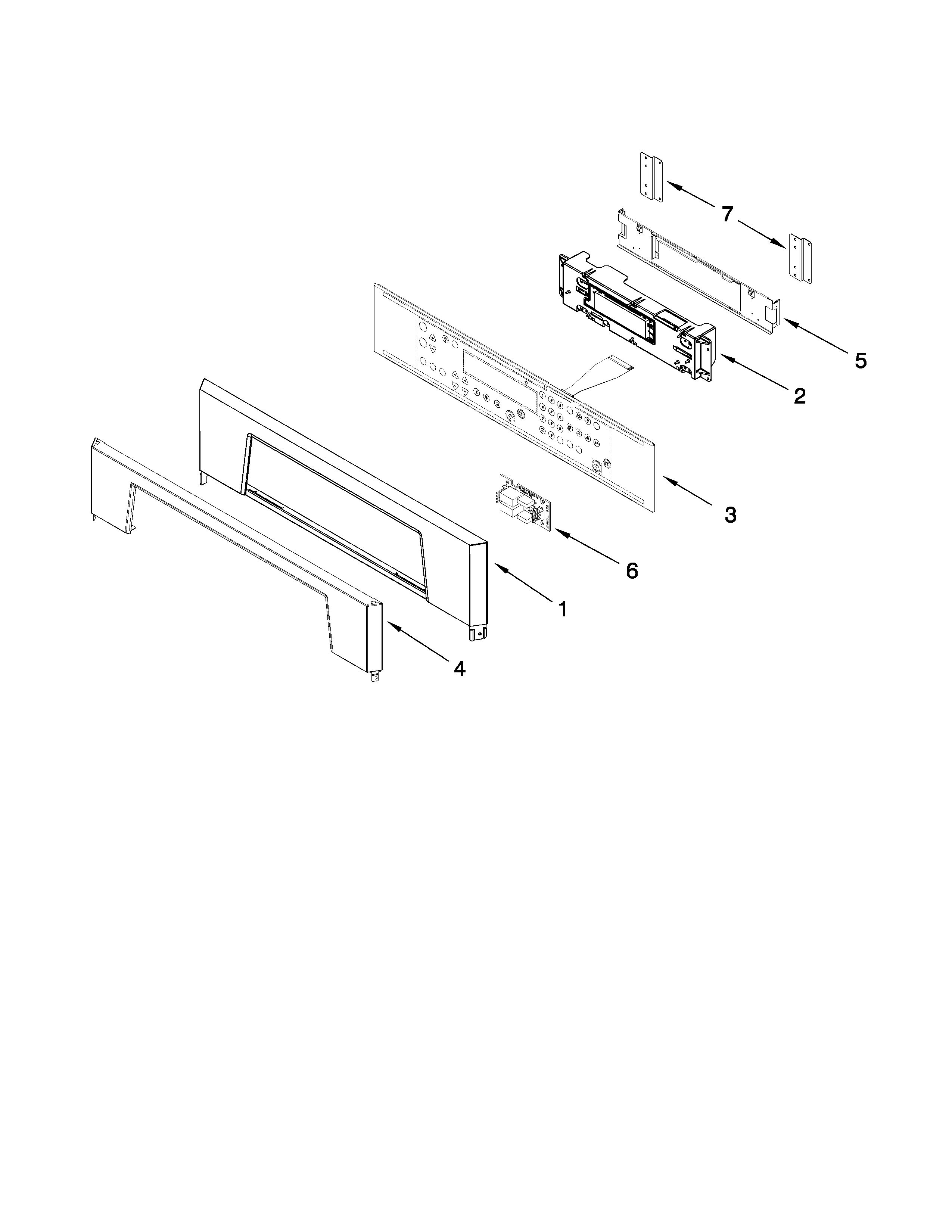 Whirlpool GBD279PVS02 control panel parts diagram
