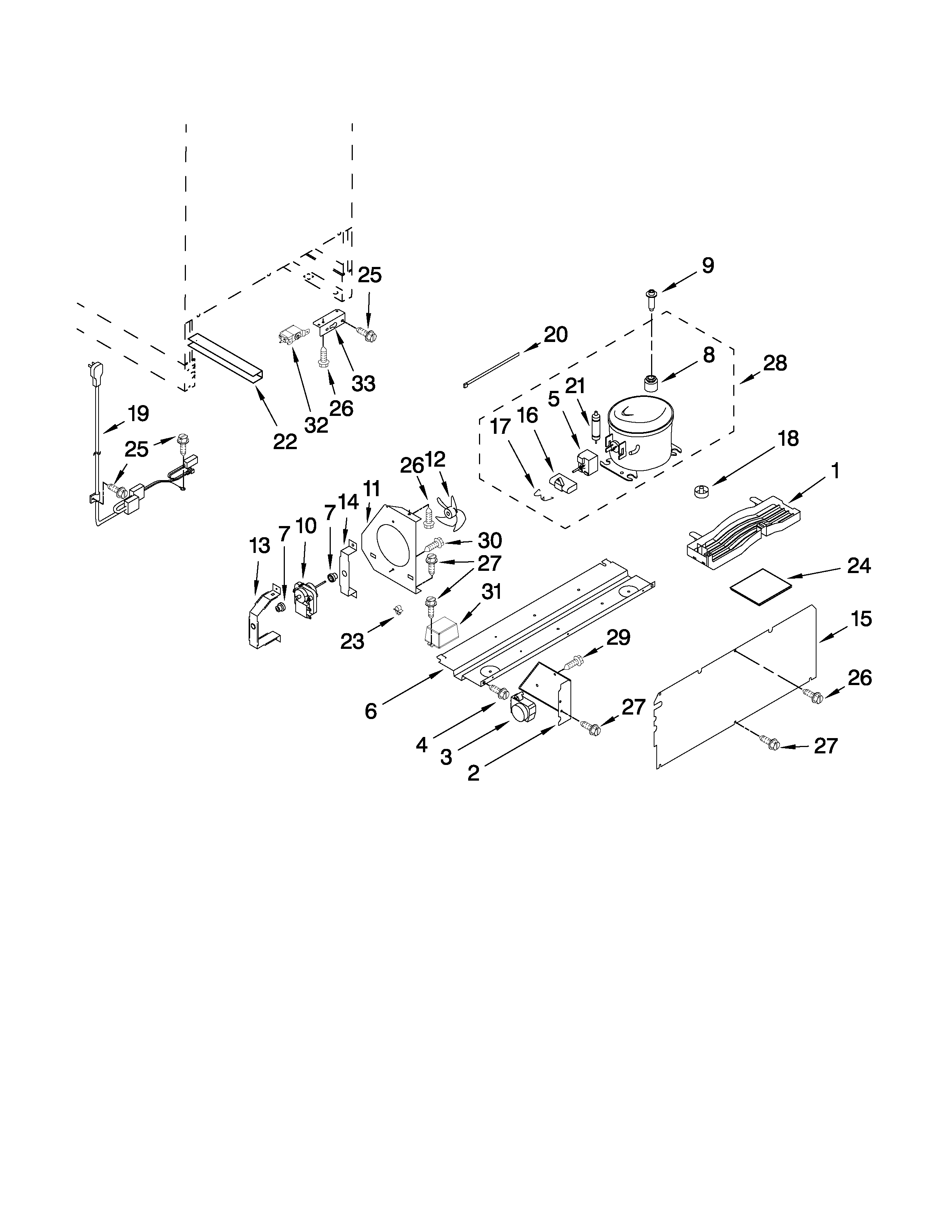 Jenn-Air JUW248RBRS01 unit parts diagram