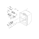 Maytag GB6525PEAW1 refrigerator liner parts diagram