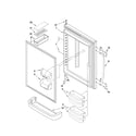 Maytag GB6525PEAW1 refrigerator door parts diagram