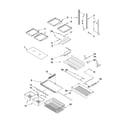 Maytag GB6525PEAW1 shelf parts diagram