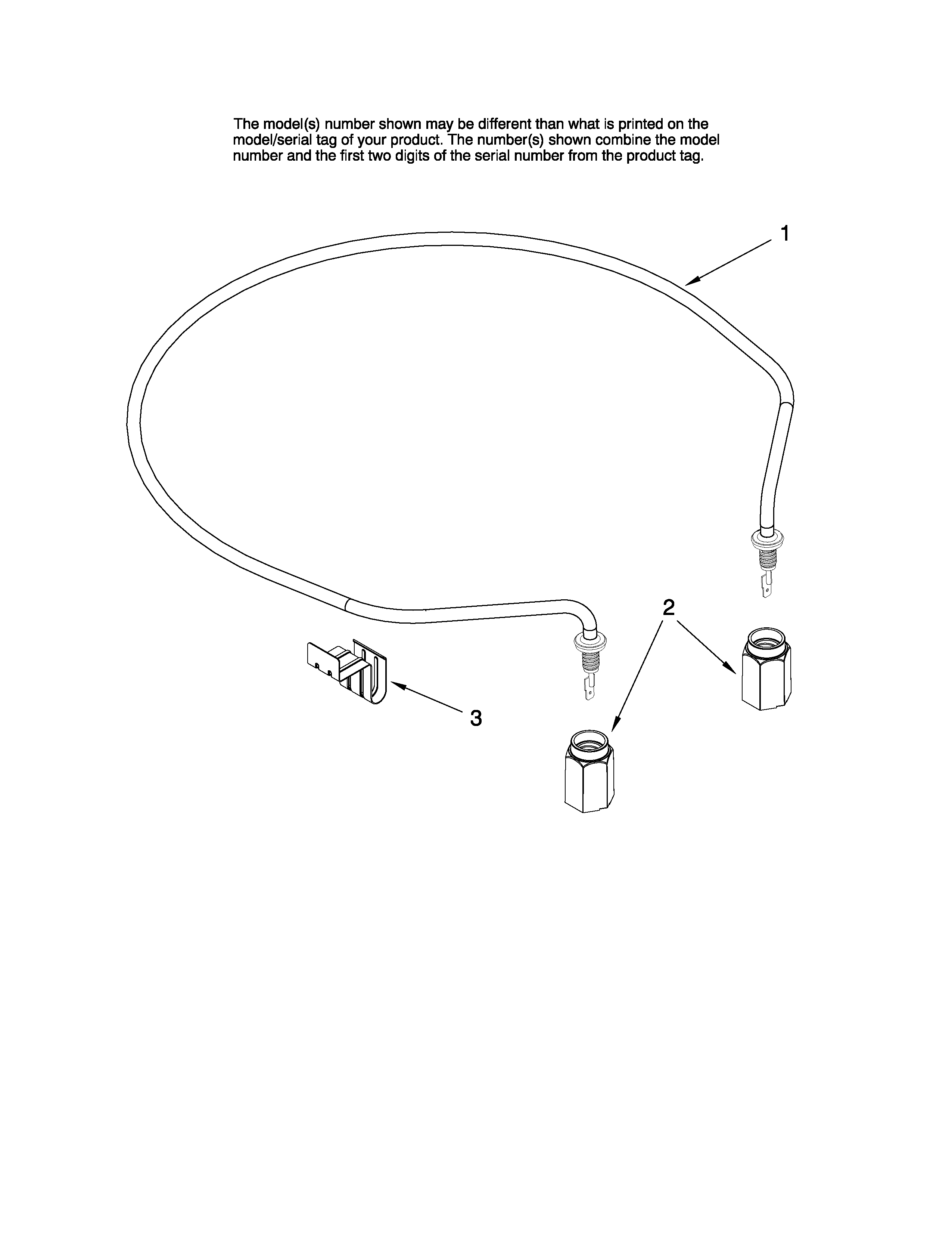 Magic Chef CDB1500AWW1 heater parts diagram