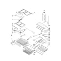 Amana AFB2234WEB2 shelf parts diagram