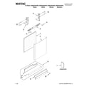 Maytag MDB6709AWS0 door and panel parts diagram