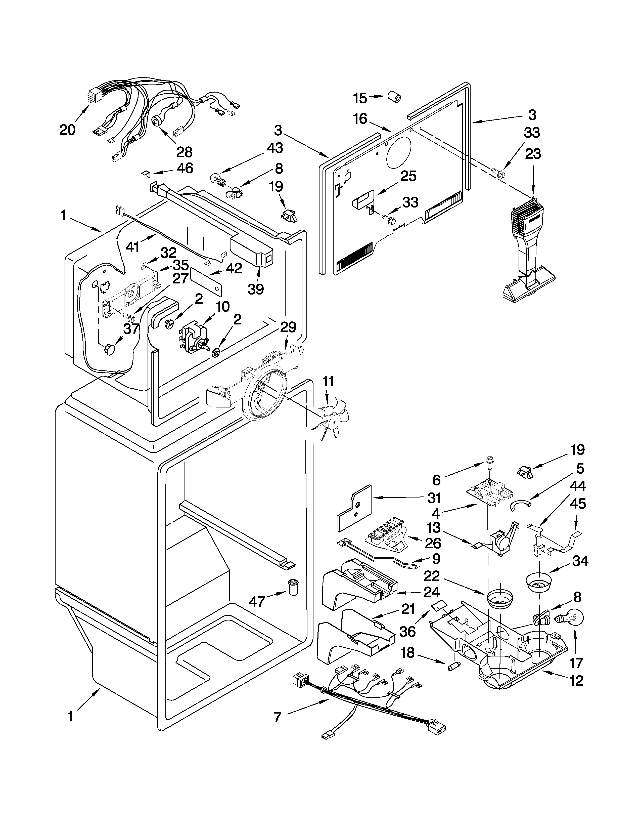 Maytag MTB1954EES02 liner parts diagram