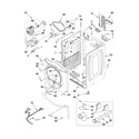 Whirlpool WED9600TA2 cabinet parts diagram