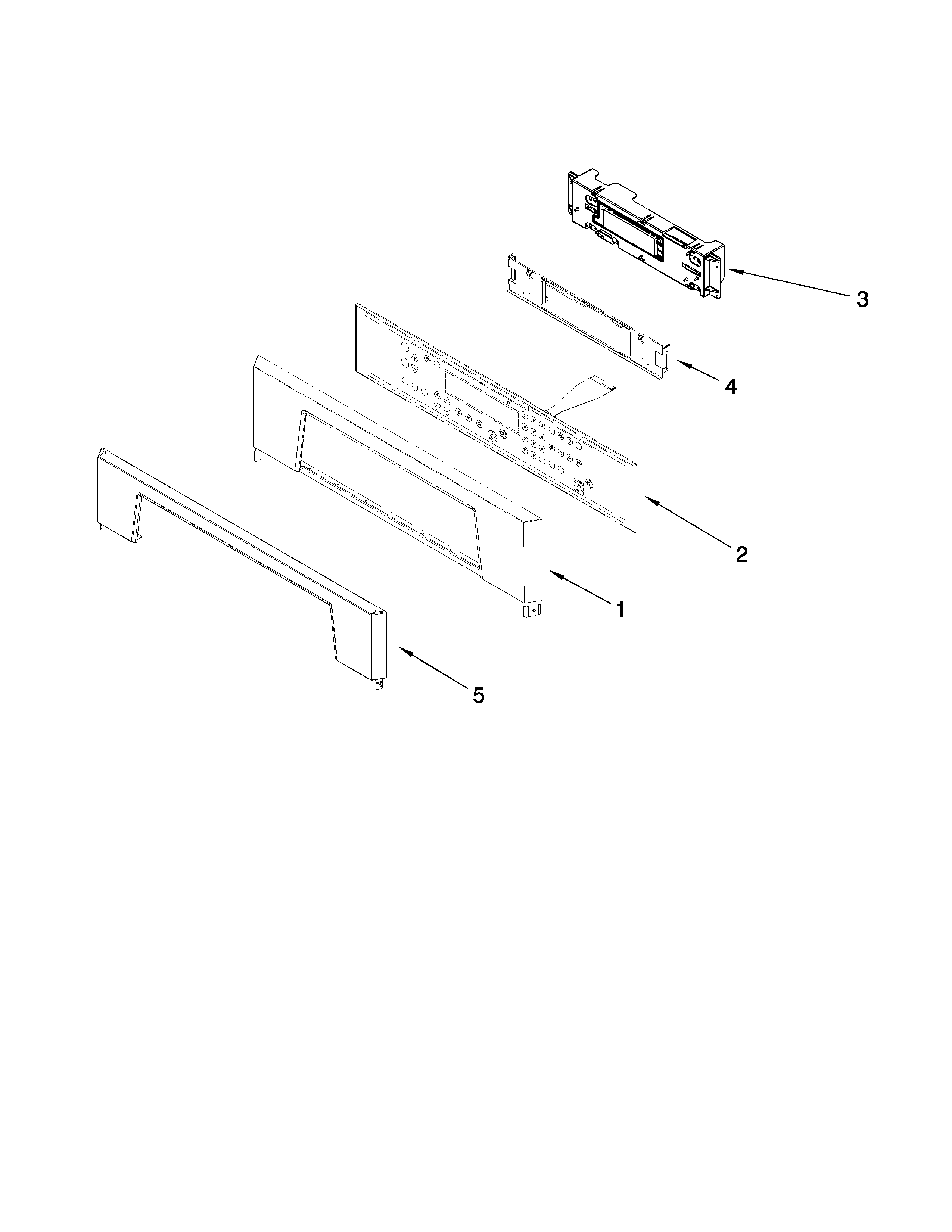 Whirlpool RBS307PVS02 control panel parts diagram
