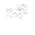Whirlpool RBS307PVS02 top venting parts diagram