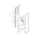 Ikea ID3CHEXWS00 freezer door parts diagram