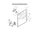Maytag MDBH968AWS1 door and latch parts diagram