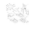KitchenAid KBCO24LSBX01 shelf parts diagram
