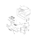 Whirlpool EB9FVBXWB00 freezer liner parts diagram