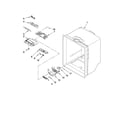 Whirlpool EB9FVBRWS01 refrigerator liner parts diagram