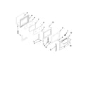 Maytag YMERH770WS0 door parts diagram