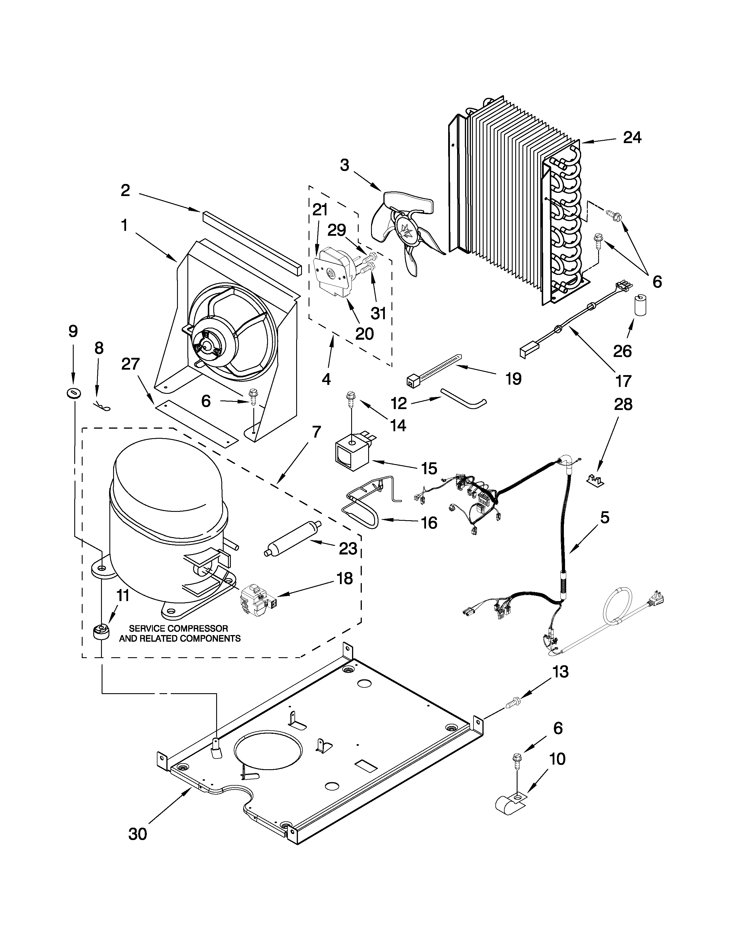Jenn-Air JIM158XWRS0 unit par diagram
