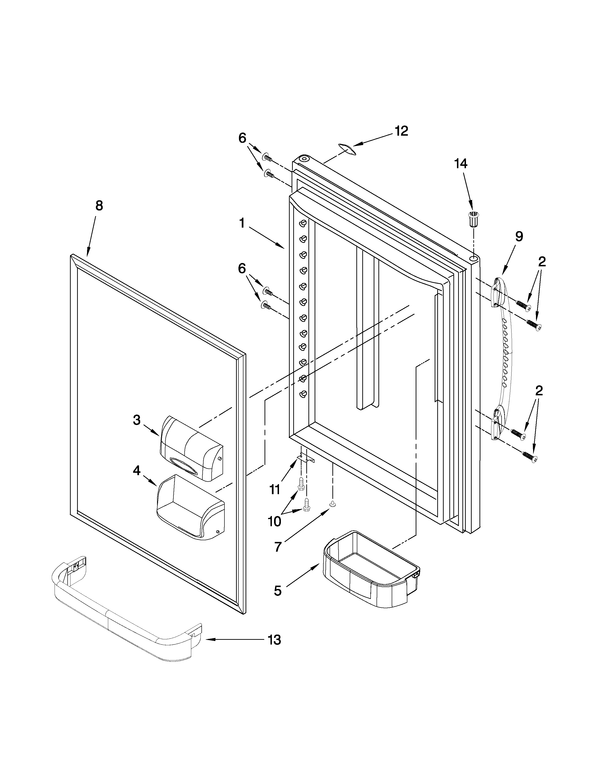 Maytag MBF2254HEW4 refriger diagram