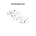 Jenn-Air JGR8890ADP21 upper door parts diagram