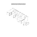Jenn-Air JGR8890ADP21 lower door parts diagram