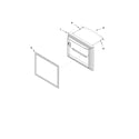 Whirlpool GB2FHDXWS00 freezer door parts diagram