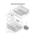 Maytag MDB6759AWB3 upper and lower rack parts diagram