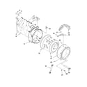 Maytag MHWE550WJ00 tub and basket parts diagram