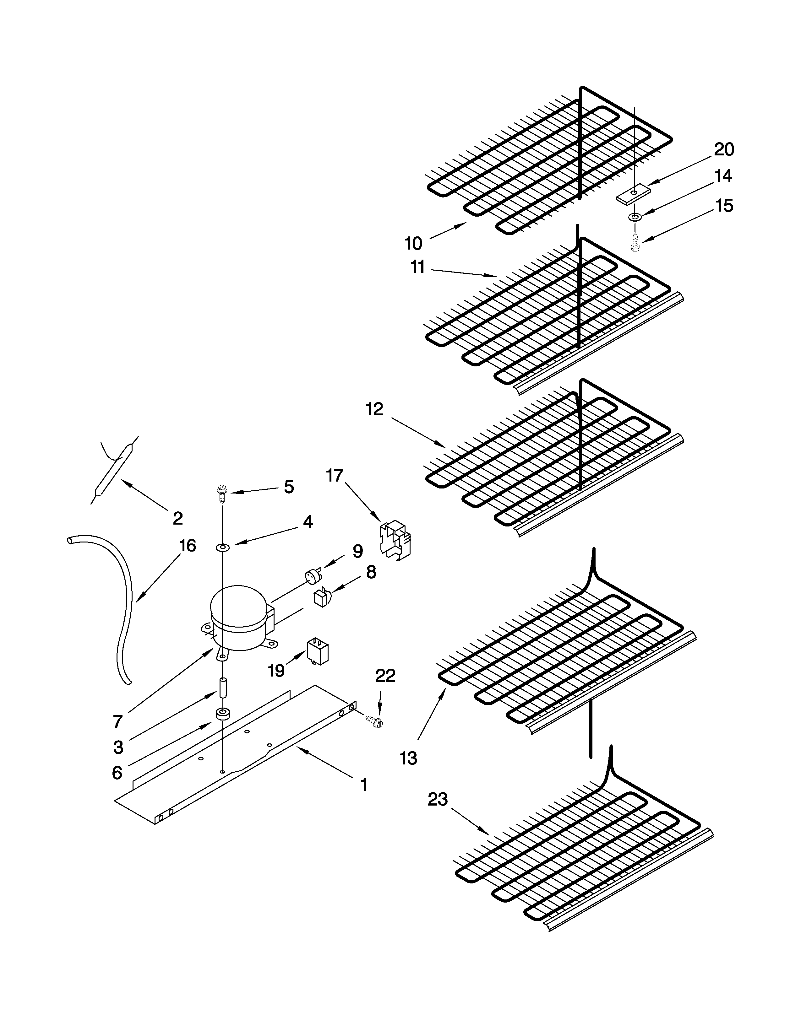 Amana AQU2003TRW04 unit parts diagram