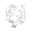 Maytag G37026FEAW1 shelf parts diagram