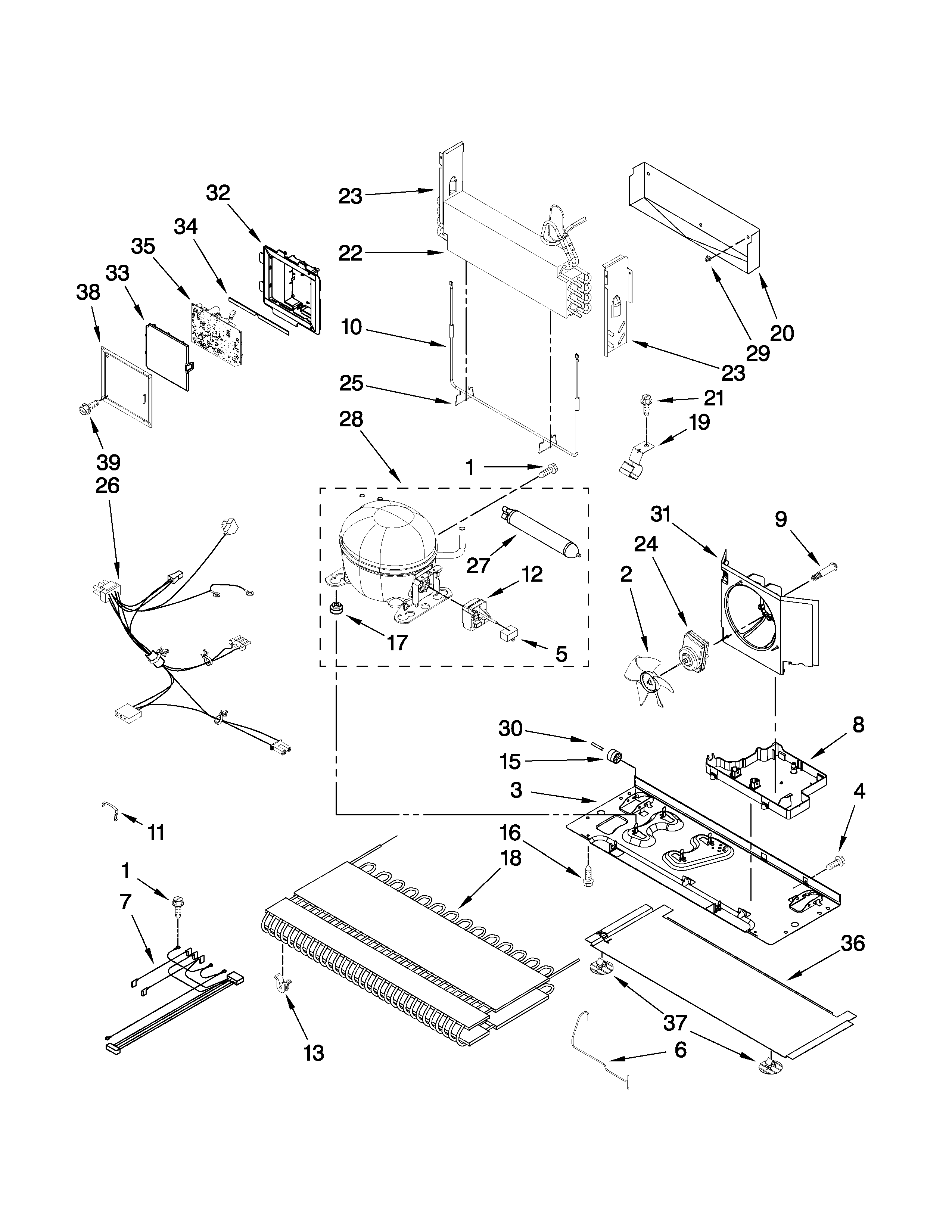 Maytag MFD2562VEA1 unit parts diagram
