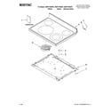 Maytag MER7765WS1 cooktop parts diagram