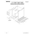 Maytag MDBTT60AWB1 door and panel parts diagram