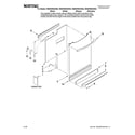 Maytag MDBH955AWB2 door and panel parts diagram