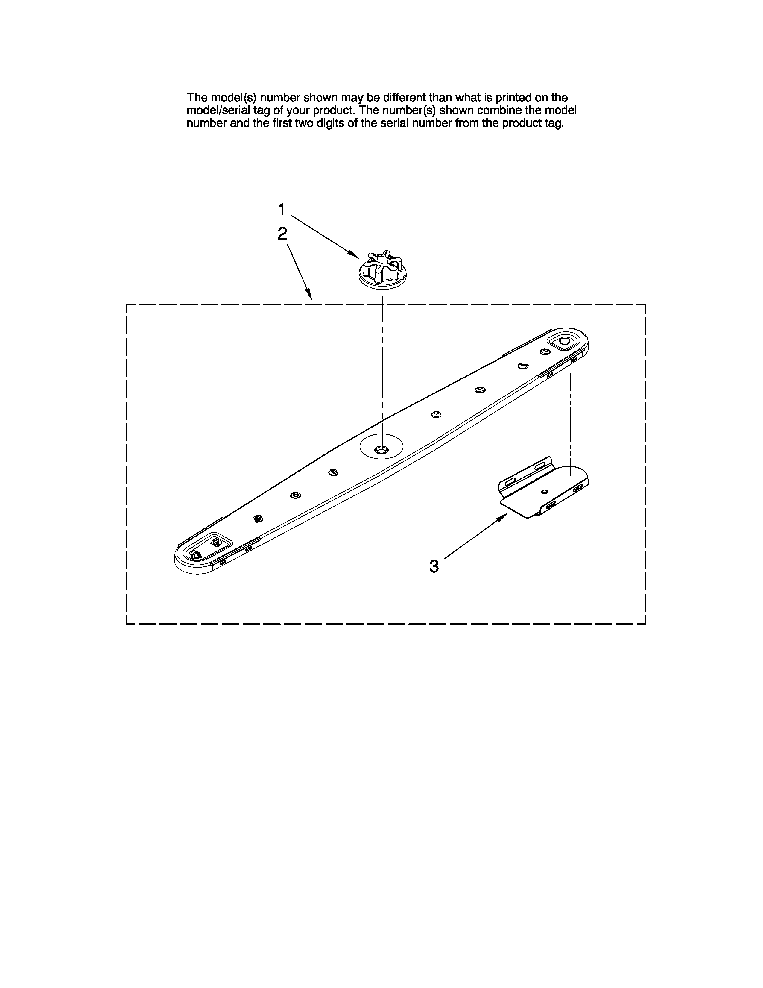 Maytag MDBH955AWQ2 lower washarm parts diagram