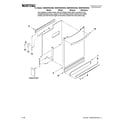 Maytag MDBH955AWW3 door and panel parts diagram