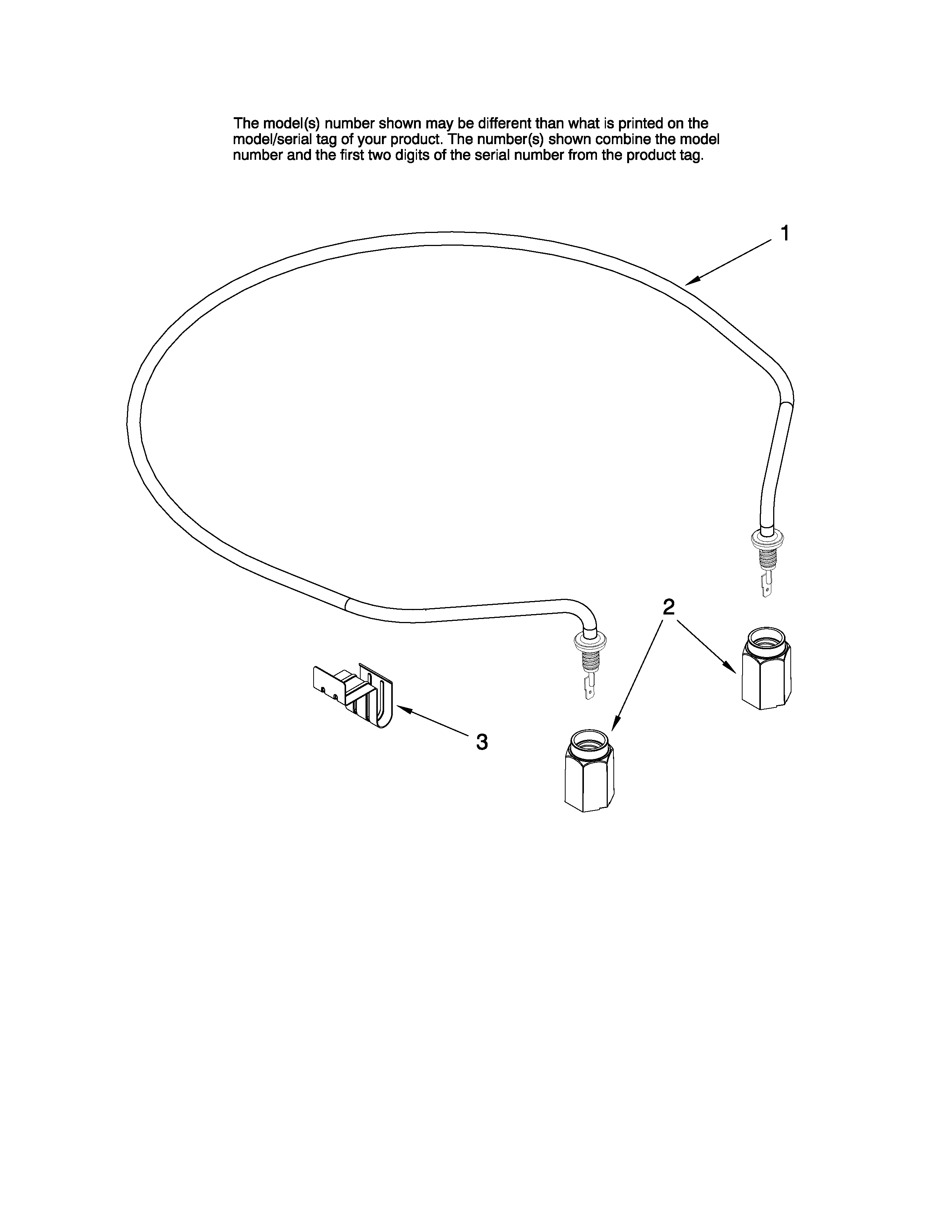 Maytag MDBS561AWW3 heater parts diagram