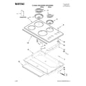 Maytag MEC4430WW00 cooktop parts diagram